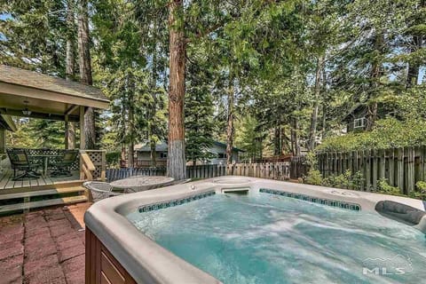 Private Hotspa in Backyard