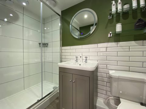 Standard Double Room, 1 King Bed, Mountain View | Bathroom | Free toiletries, hair dryer, towels, shampoo