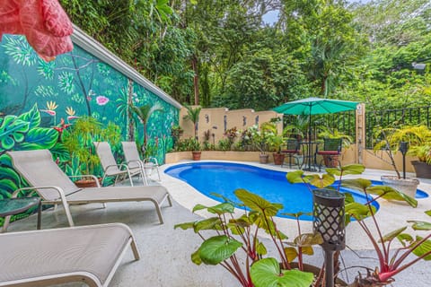 Private pool with lounge chairs — perfect for slow, sunny afternoons