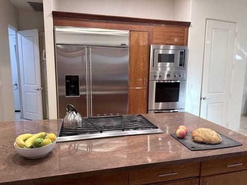High end stainless steel appliances