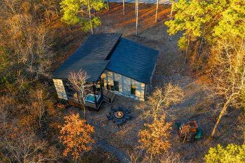 Aerial View of the cabin