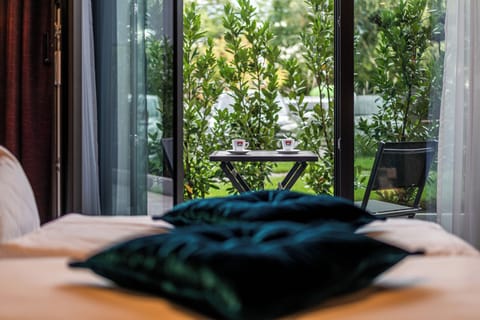 Doppelzimmer mit Terrasse | View from room