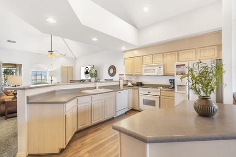 Full Kitchen With Plenty of Counter Space