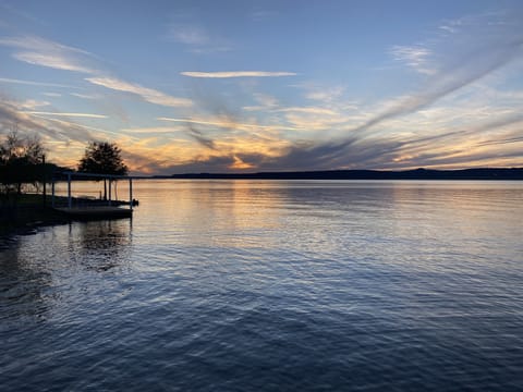 The most beautiful sunsets ever from the back patio. 
