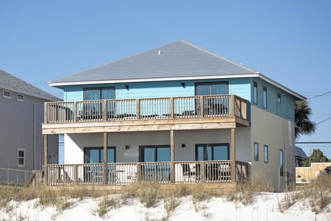 Beachfront view of the beautiful Blue Dolphin!
