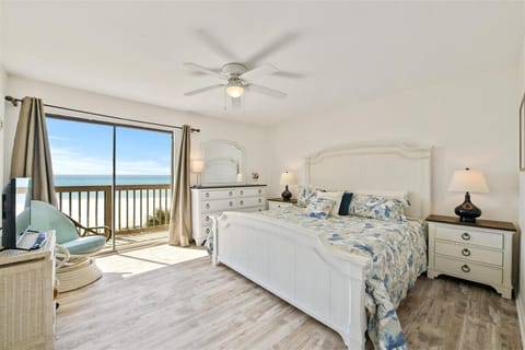 Beautiful master bedroom with private balcony