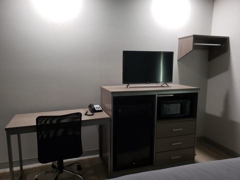 Individually furnished, desk, blackout drapes, iron/ironing board