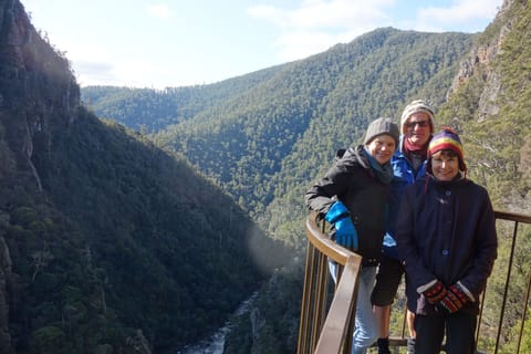 Leven Canyon. 30 minutes away.