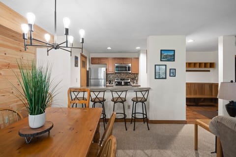 Open concept kitchen / dining room.