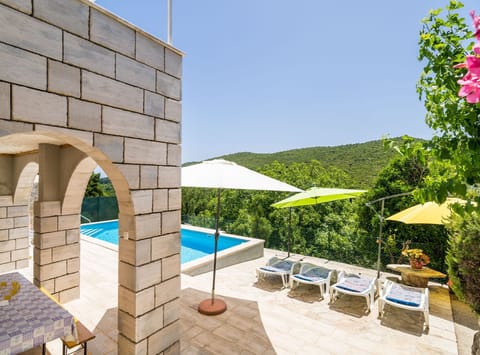 House (Four Bedroom Villa with Terrace and S) | Pool | Outdoor pool, sun loungers
