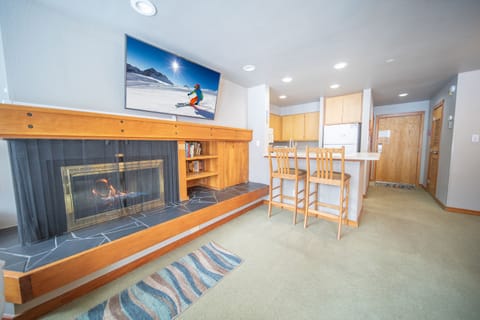 Beautiful gas fireplace