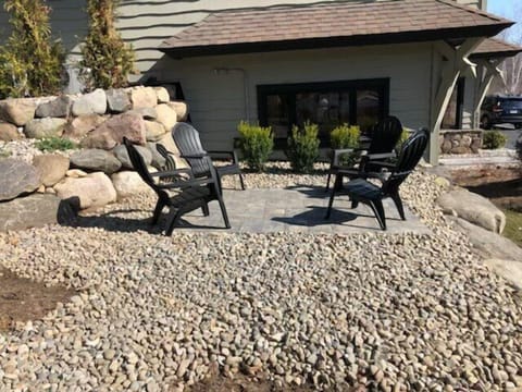 Outdoor patio for our guests!