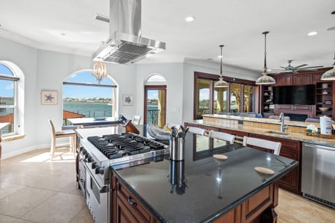 Gorgeous views of Ole River from the kitchen