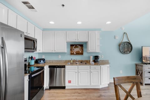 Kitchen has everything your chef needs