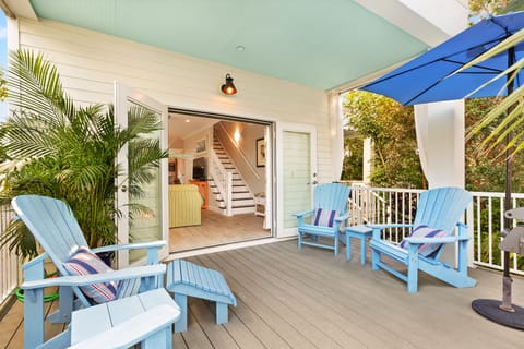 Outdoor lounging with grill