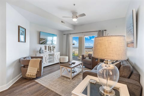 Living Room | Beach Breeze | Oceanview 202 | 1116 Ocean Blvd, Isle of Palms, SC | IOP Escapes
