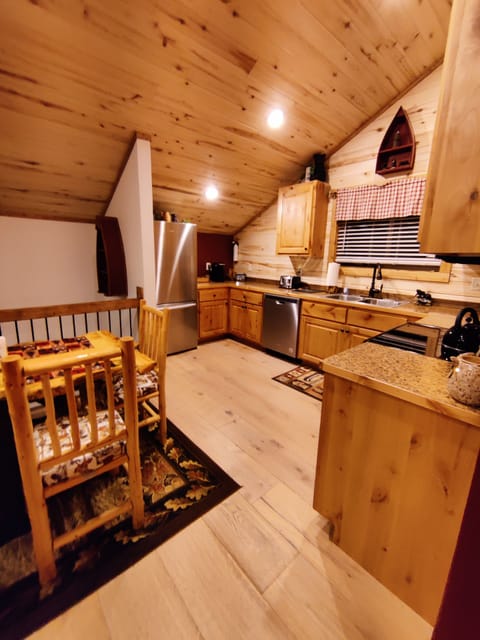 Kitchen and dining area w/ all new appliances.