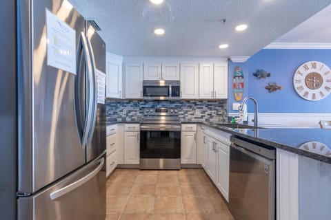 Fully stocked kitchen