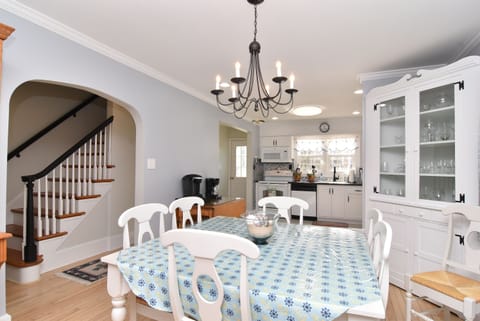 Beautiful dining area for enjoying your meals or evening games!