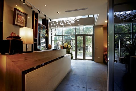 Interior entrance