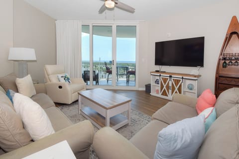 The Palms of Destin 1610 - Living Area and Private Balcony