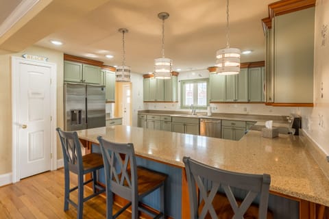 Kitchen Island- provides more dining space