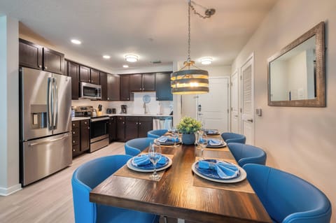 Dining area and kitchen