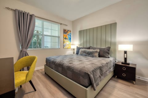 King bedroom with private bathroom