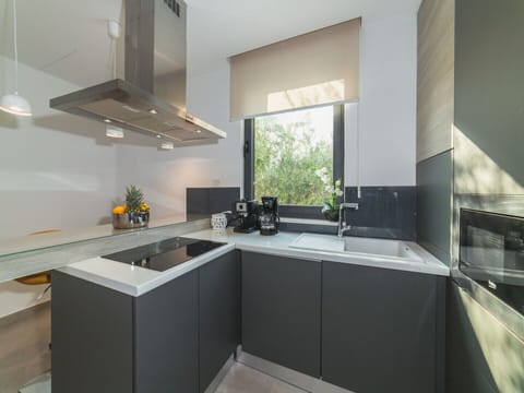 Fully equipped kitchen in a Croatia luxury villa for vacation and rent in Trogir
