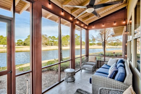 Back Porch with Lake Views