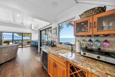 Just add wine. The wine bar is ready for night filled with conversation