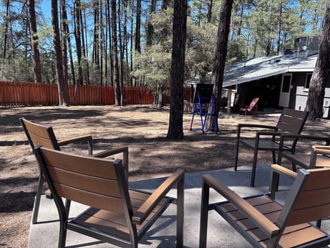 Plenty of seating to relax and enjoy the great Prescott weather.
