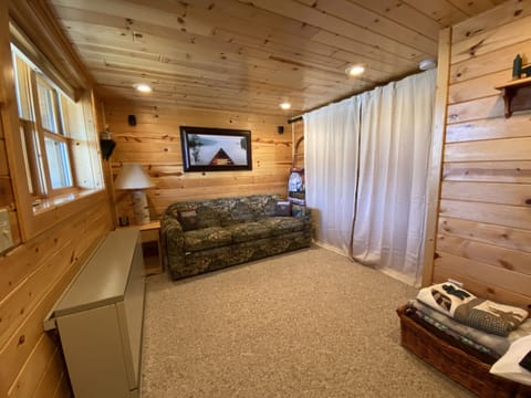 Full privacy curtain. New matress for hidebed in 2022.