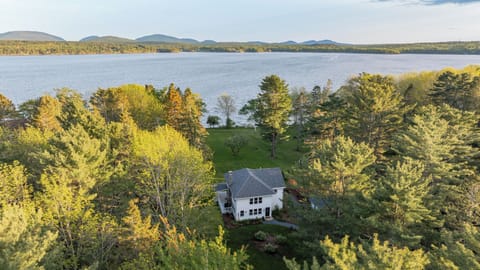 Perched across from Acadia NP the cottage gets both ocean and mountain views.