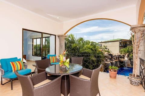 Sunrise 2, outdoor balcony, pool view