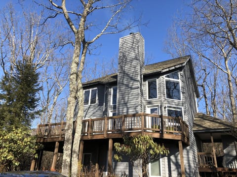 Front view of home and porch