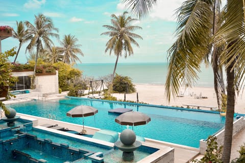 Private beach