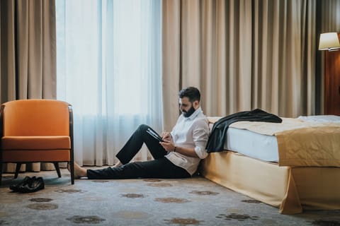 Premium bedding, minibar, in-room safe, desk