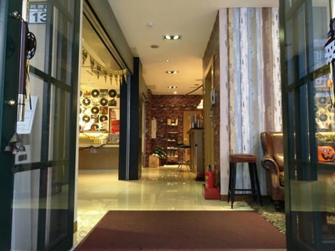 Interior entrance