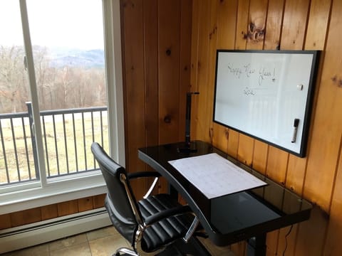 Office space with windows and views