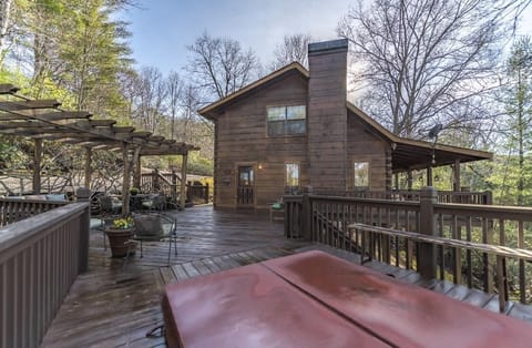 Adorable private cabin with fantastic outdoor living space and long-range views
