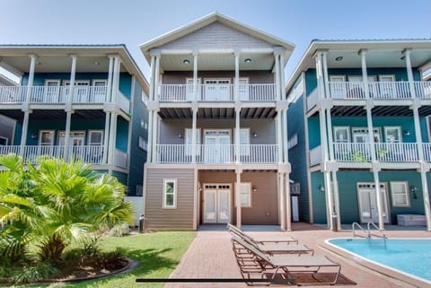 Step outside and into the pool!