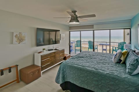 Imagine waking up to this gorgeous view & access to balcony via sliding doors!