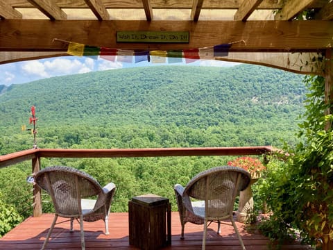 Mountain views from the porch 