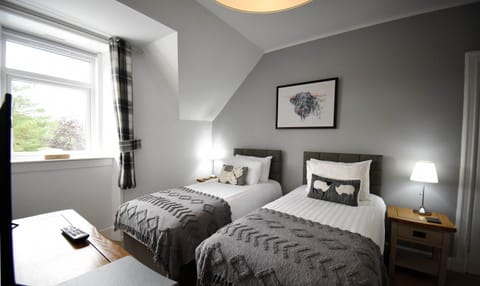 Individually decorated, individually furnished, blackout drapes