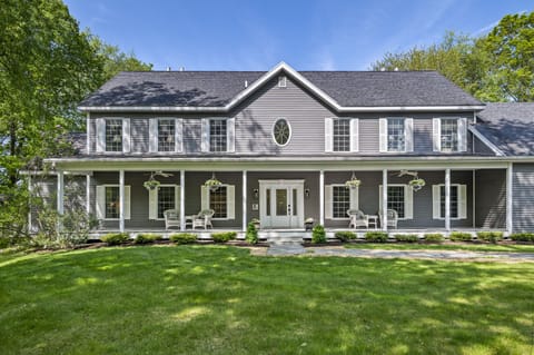 Beautiful new landscaping to enjoy the front porch!