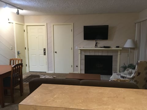 Wall Mounted Flat Screen TV with Cable and Shanty Creek Resort WiFi