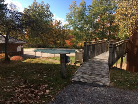 Snowshoe Condos has pool for the complex. This unit is right next to the pool