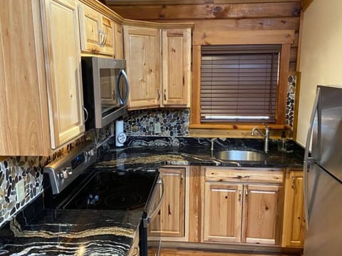 New refrigerator with ice maker.