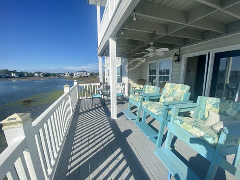 Covered porch main level